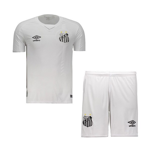 Maillot Football Santos Domicile Enfant 2019-20 Blanc